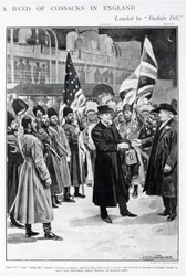 Colonel W.F. Cody (Buffalo Bill) Arriving in Liverpool